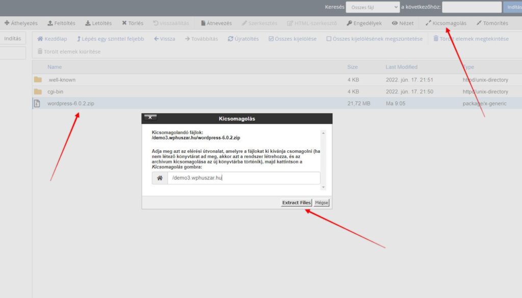 17 wordpress file kicsomagolasa