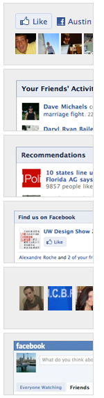 Facebook widgetek 2.