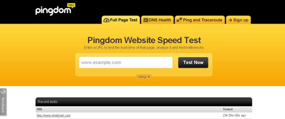 Pingdom Tools